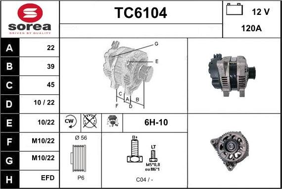 Sera TC6104 - Generator alexcarstop-ersatzteile.com