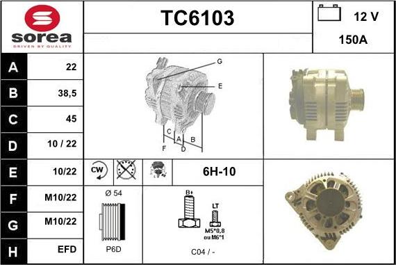 Sera TC6103 - Generator alexcarstop-ersatzteile.com