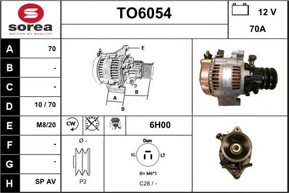 Sera TO6054 - Generator alexcarstop-ersatzteile.com