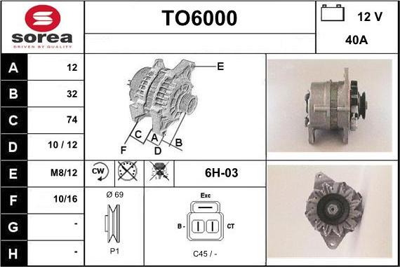 Sera TO6000 - Generator alexcarstop-ersatzteile.com