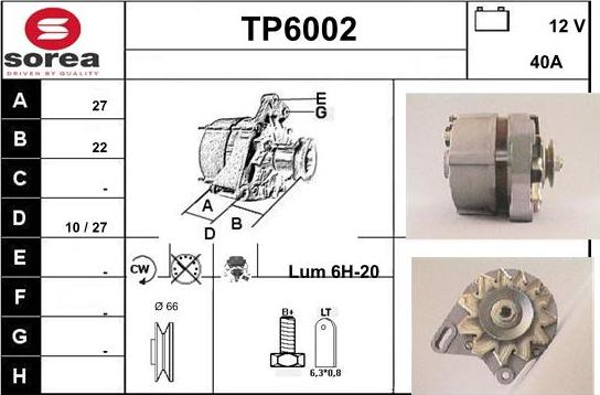 Sera TP6002 - Generator alexcarstop-ersatzteile.com