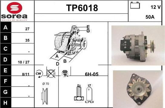 Sera TP6018 - Generator alexcarstop-ersatzteile.com