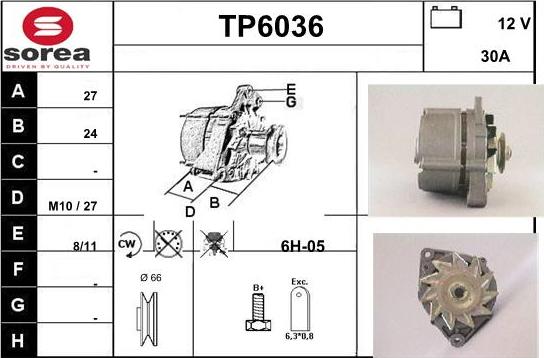 Sera TP6036 - Generator alexcarstop-ersatzteile.com