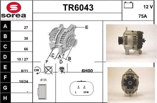 Sera TR6043 - Generator alexcarstop-ersatzteile.com