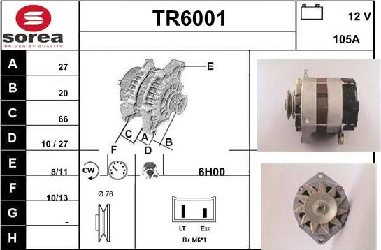 Sera TR6001 - Generator alexcarstop-ersatzteile.com