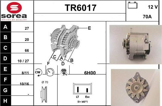 Sera TR6017 - Generator alexcarstop-ersatzteile.com