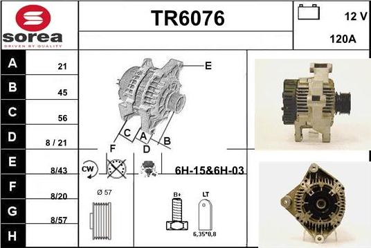 Sera TR6076 - Generator alexcarstop-ersatzteile.com