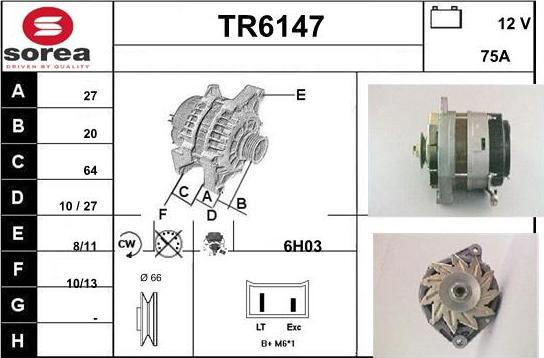 Sera TR6147 - Generator alexcarstop-ersatzteile.com