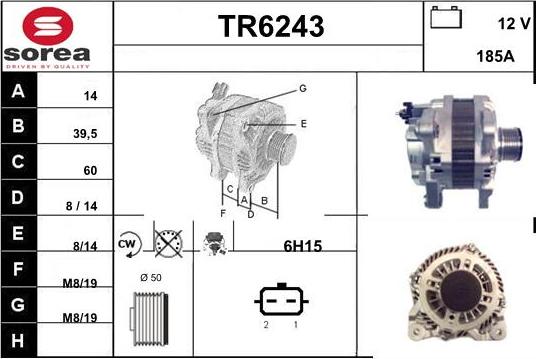 Sera TR6243 - Generator alexcarstop-ersatzteile.com