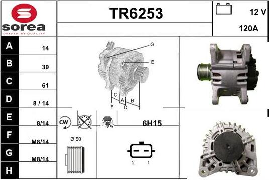 Sera TR6253 - Generator alexcarstop-ersatzteile.com