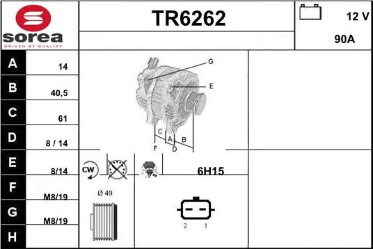 Sera TR6262 - Generator alexcarstop-ersatzteile.com