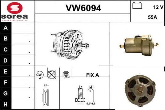 Sera VW6094 - Generator alexcarstop-ersatzteile.com