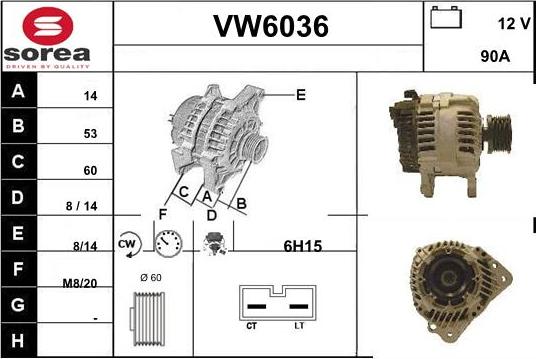 Sera VW6036 - Generator alexcarstop-ersatzteile.com