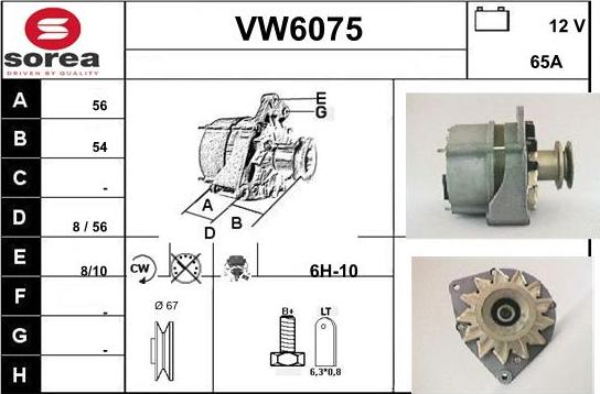 Sera VW6075 - Generator alexcarstop-ersatzteile.com