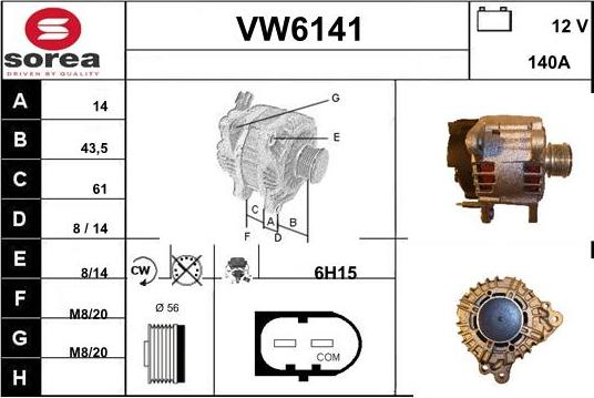 Sera VW6141 - Generator alexcarstop-ersatzteile.com