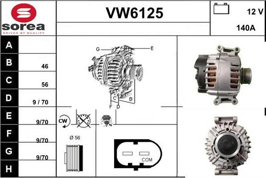 Sera VW6125 - Generator alexcarstop-ersatzteile.com