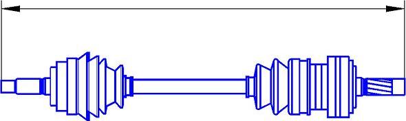 Sercore 22670 - Antriebswelle alexcarstop-ersatzteile.com