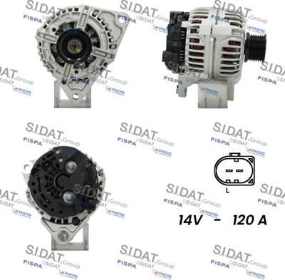 Sidat A12BH0921 - Generator alexcarstop-ersatzteile.com