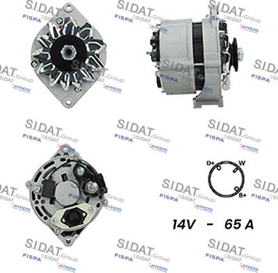 Sidat A12BH0455A2 - Generator alexcarstop-ersatzteile.com