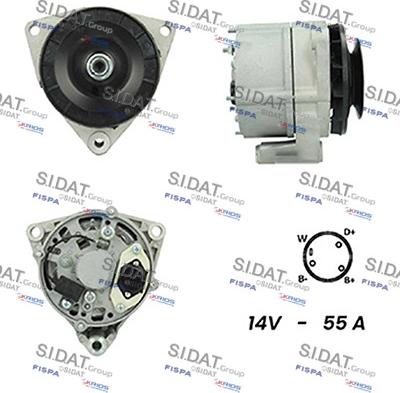 Sidat A12BH0409A2 - Generator alexcarstop-ersatzteile.com