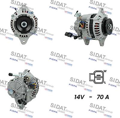 Sidat A12BH0480A2 - Generator alexcarstop-ersatzteile.com