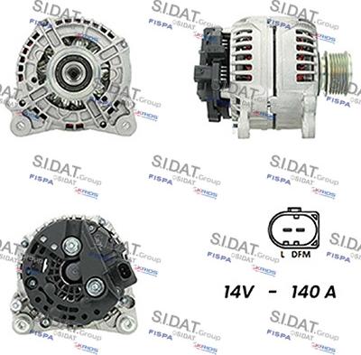 Sidat A12BH0530A2 - Generator alexcarstop-ersatzteile.com