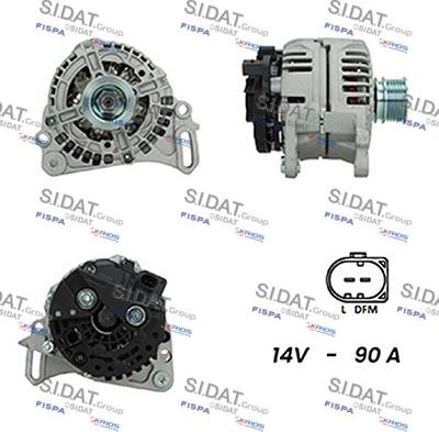 Sidat A12BH0528A2 - Generator alexcarstop-ersatzteile.com