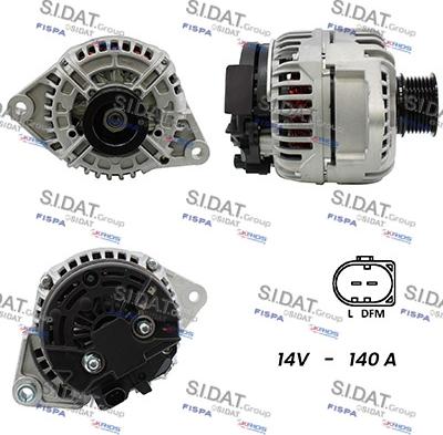 Sidat A12BH0019A2 - Generator alexcarstop-ersatzteile.com