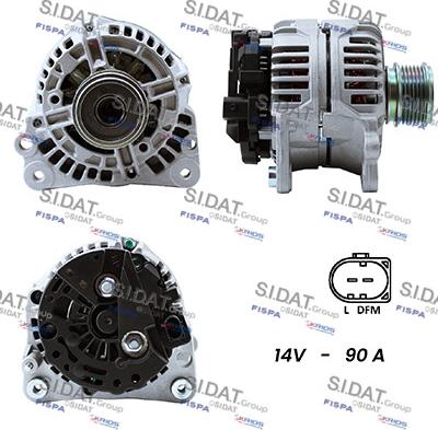 Sidat A12BH0010A2 - Generator alexcarstop-ersatzteile.com