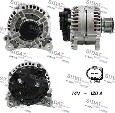 Sidat A12BH0078A2 - Generator alexcarstop-ersatzteile.com