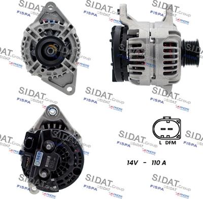 Sidat A12BH0190 - Generator alexcarstop-ersatzteile.com