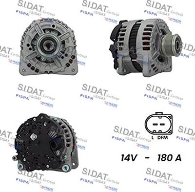 Sidat A12BH0185A2 - Generator alexcarstop-ersatzteile.com