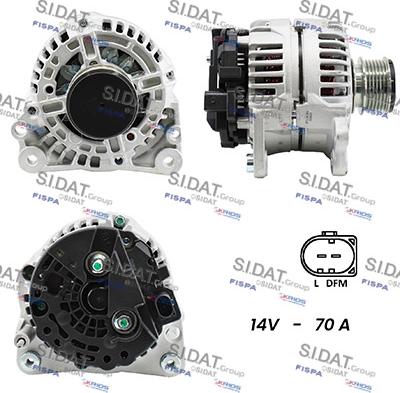 Sidat A12BH0839A2 - Generator alexcarstop-ersatzteile.com