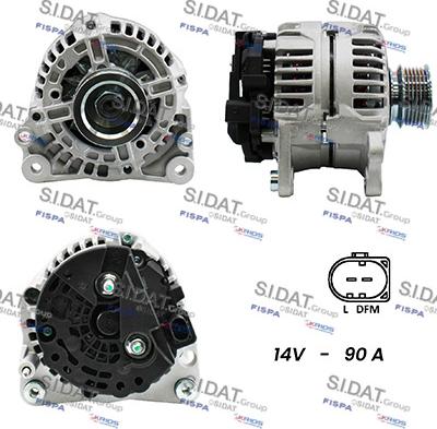 Sidat A12BH0399A2 - Generator alexcarstop-ersatzteile.com