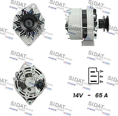 Sidat A12BH0394A2 - Generator alexcarstop-ersatzteile.com