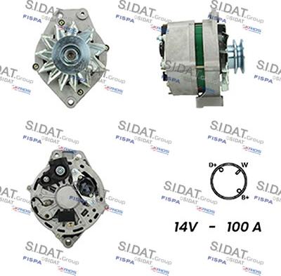 Sidat A12BH0396A2 - Generator alexcarstop-ersatzteile.com