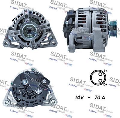 Sidat A12BH0349A2 - Generator alexcarstop-ersatzteile.com