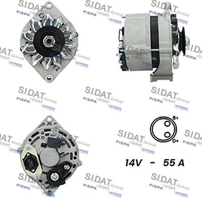 Sidat A12BH0347A2 - Generator alexcarstop-ersatzteile.com