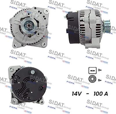 Sidat A12BH0321A2 - Generator alexcarstop-ersatzteile.com