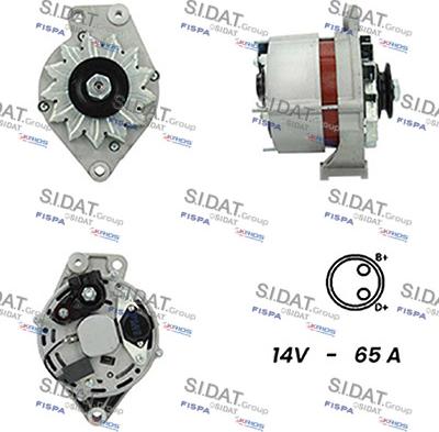 Sidat A12BH0253A2 - Generator alexcarstop-ersatzteile.com