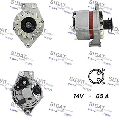 Sidat A12BH0252A2 - Generator alexcarstop-ersatzteile.com