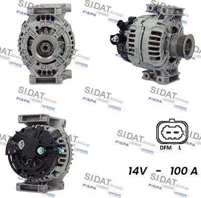 Sidat A12BH0213A2 - Generator alexcarstop-ersatzteile.com