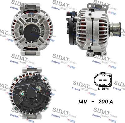 Sidat A12BH0277A2 - Generator alexcarstop-ersatzteile.com