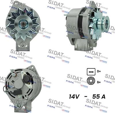 Sidat A12BH0796A2 - Generator alexcarstop-ersatzteile.com