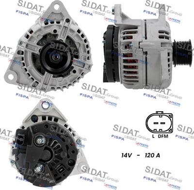 Sidat A12BH1049A2 - Generator alexcarstop-ersatzteile.com