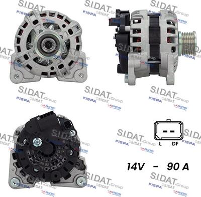 Sidat A12BH1033A2 - Generator alexcarstop-ersatzteile.com