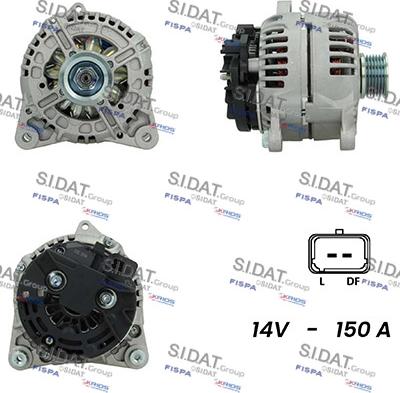 Sidat A12BH1020A2 - Generator alexcarstop-ersatzteile.com