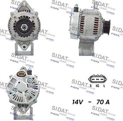 Sidat A12DE0487A2 - Generator alexcarstop-ersatzteile.com