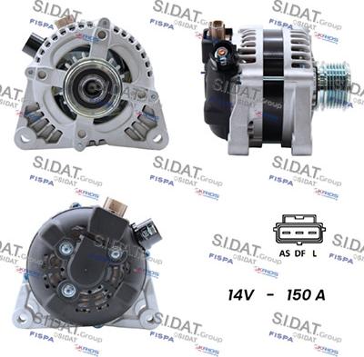 Sidat A12DE0006 - Generator alexcarstop-ersatzteile.com