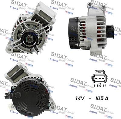 Sidat A12DE0087A2 - Generator alexcarstop-ersatzteile.com